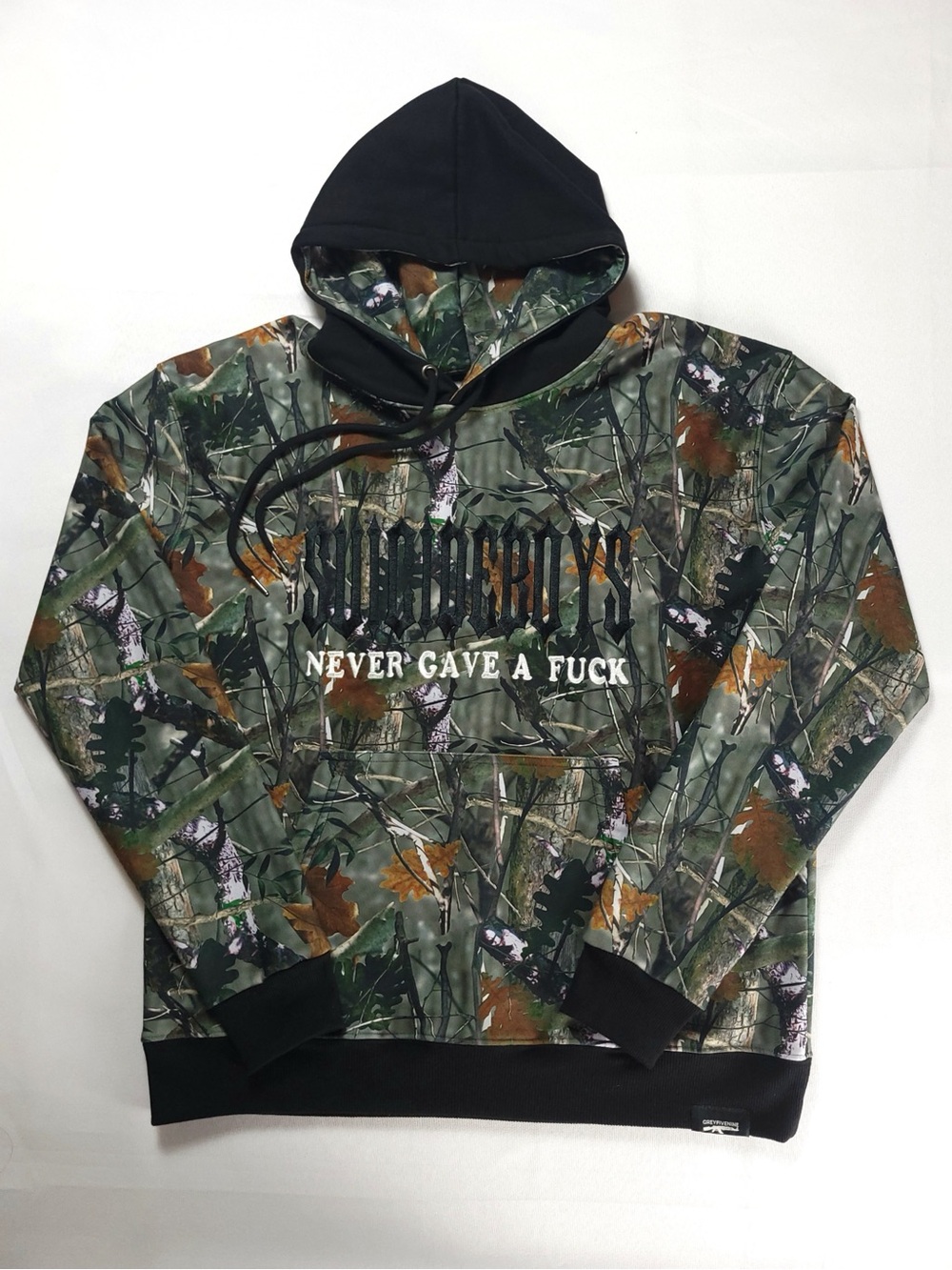 Suicideboys G59 Never Gave A F*ck Camo Hoodie Mens Size Medium - Mint Condition